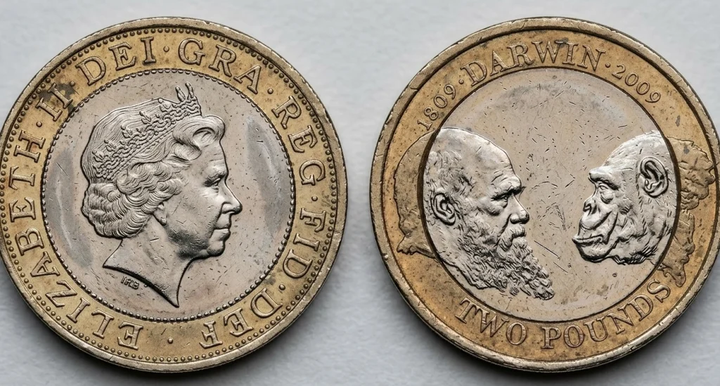 a Darwin £2 coin